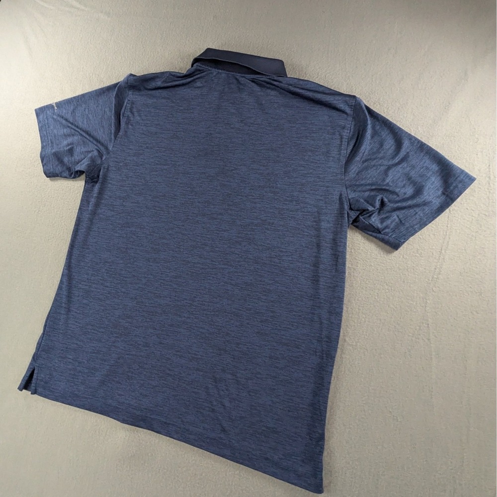 Walter Hagen Mens Majors Space Dye Golf Polo Shirt Size M Blue Short Sleeve - Picture 8 of 10